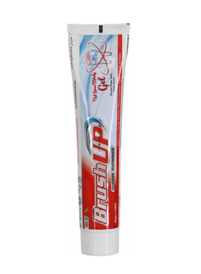 BRUSH UP TOOTHPASTE + MOUTHWASH RED 180 GM